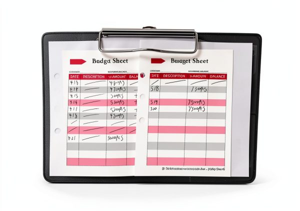 Ndsox Budgeting Sheets Pink A6 Paper-3