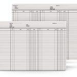 PrintEZ Green Tint Double Entry Ledger Sheets-0