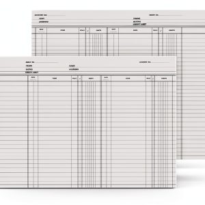 PrintEZ Green Tint Double Entry Ledger Sheets-0