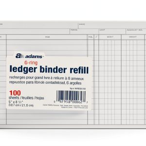 Adams Ledger Sheets 24lb Acid-Free Office Supplies-0