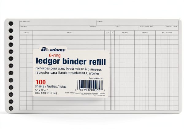 Adams Ledger Sheets 24lb Acid-Free Office Supplies-0