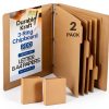 Performore Natural Chipboard Kraft Binder for Office-0