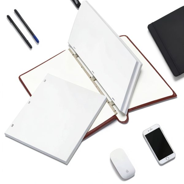 Ring Binder Depot White Ledger Sheets 11x8.5 inch-3