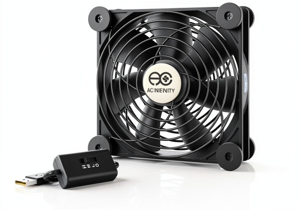AC Infinity USB Fan Ultra Quiet 52 CFM Model S5-0