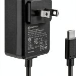R∞RasTech 27W GaN USB-C Power Supply for Raspberry Pi 5 Black 1.3M-0