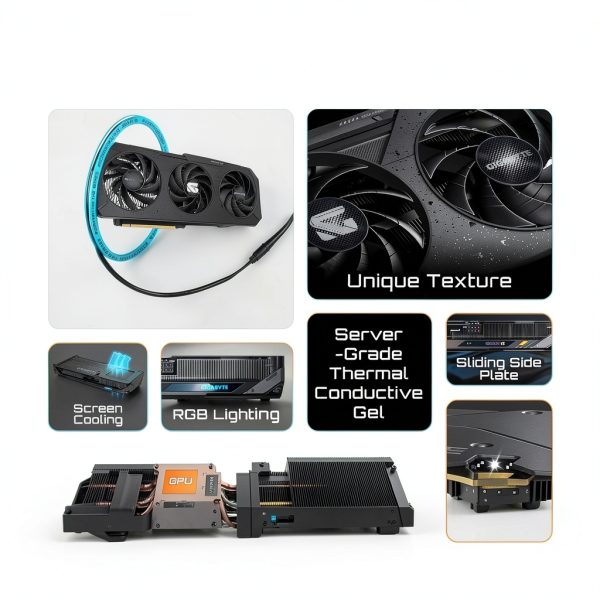 Radeon RX 9060 XT Gaming Card GIGABYTE 16GB-2