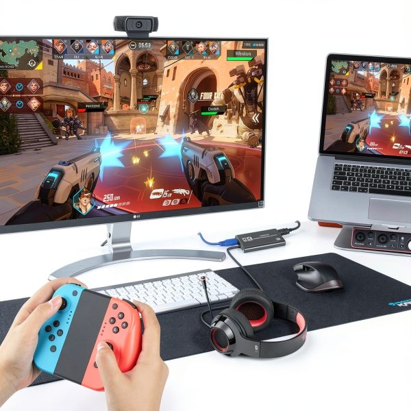 Rybozen HDMI Capture Card 1080p Black USB3-2