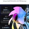 AsiaHorse PC Case Fan Reverse Blade 12V 2000RPM-4