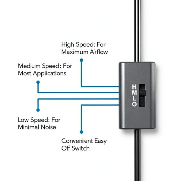 AC Infinity USB Fan Ultra Quiet 52 CFM Model S5-2