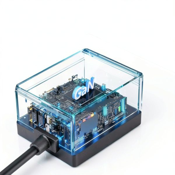 R∞RasTech 27W GaN USB-C Power Supply for Raspberry Pi 5 Black 1.3M-2
