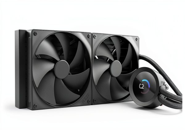 NZXT Turbine Water Cooling Pump Black 240mm Radiator High Flow Design-0
