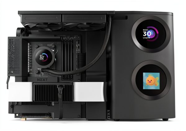 NZXT Turbine Water Cooling Pump Black 240mm Radiator High Flow Design-4