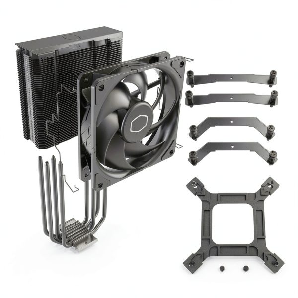 Cooler Master CPU Cooling Fan RR-S4KK-25SN Pro 212 Black 152mm-11