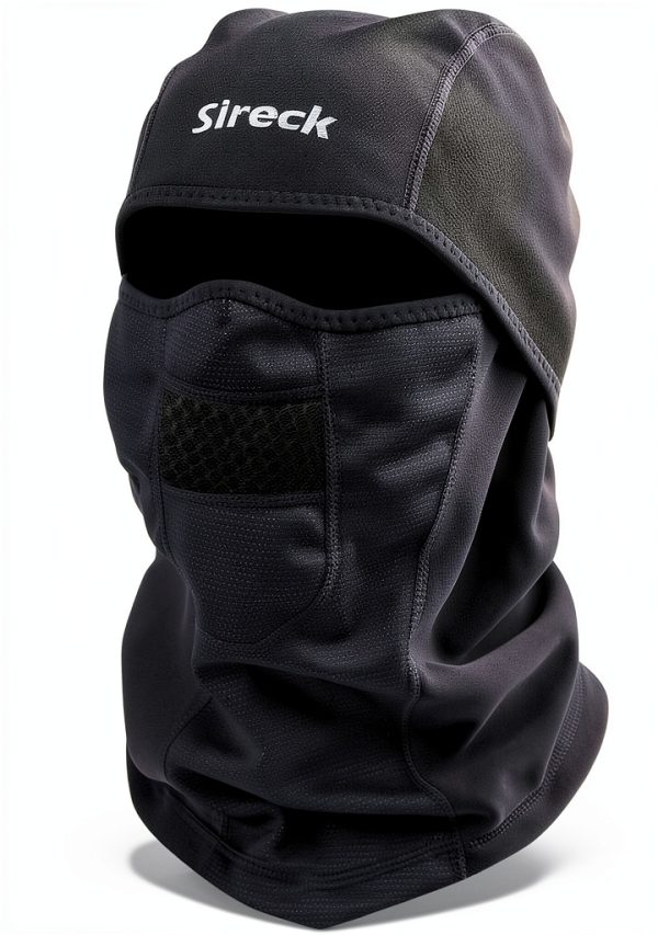 SIR-BAL-001 Water Resistant Windproof Unisex Balaclava Face Mask Black-1