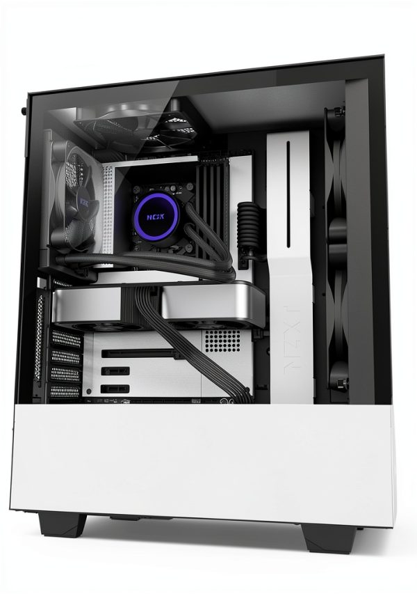 NZXT Kraken 120 Black 120mm Radiator Water Cooling Pump with RGB-5