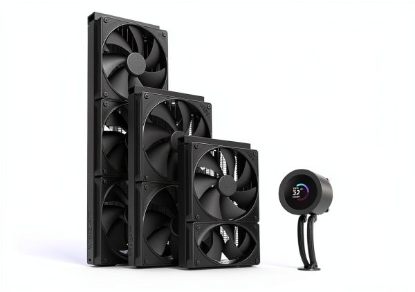 NZXT Turbine Water Cooling Pump Black 240mm Radiator High Flow Design-1