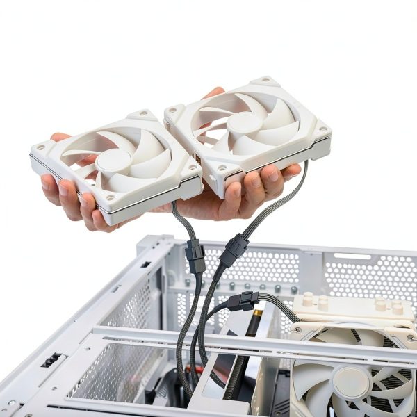 Cable Matters 4 Pin PWM Fan Splitter Cable 2 Pack Black 12 Inch-2