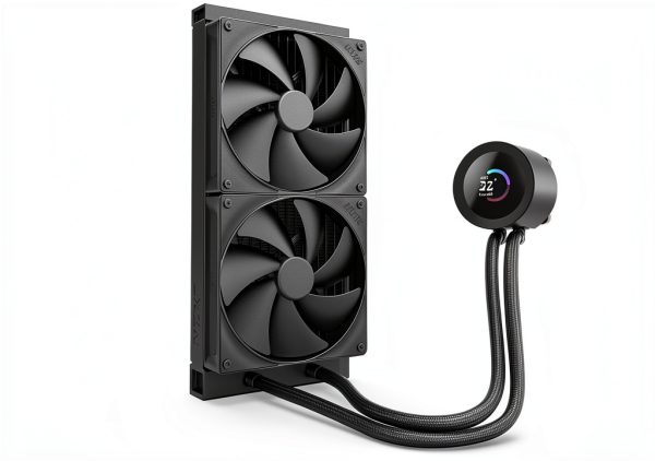 NZXT Turbine Water Cooling Pump Black 240mm Radiator High Flow Design-5