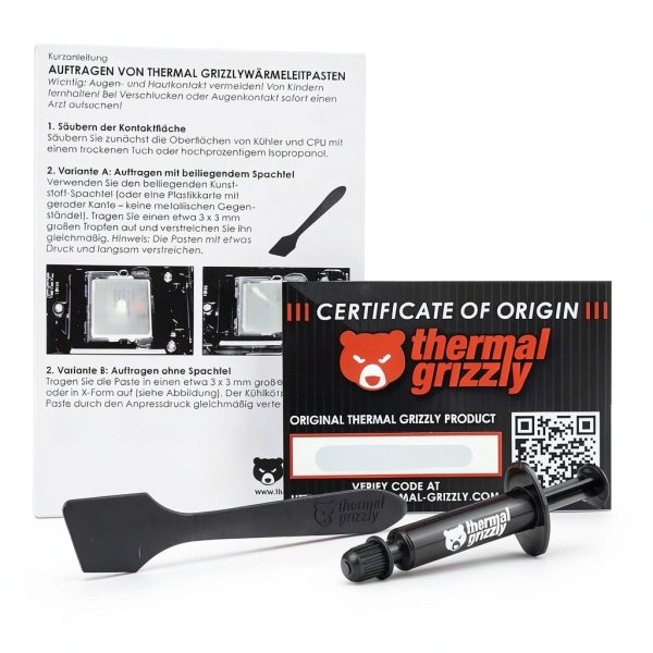 Thermal Grizzly Kryonaut Thermal Grease 1 Gram High Conductivity Paste-7