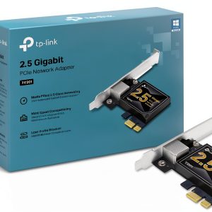 TP-Link 2.5Gbps PCIe Network Card TX201 Black Low-Profile Adapter-0
