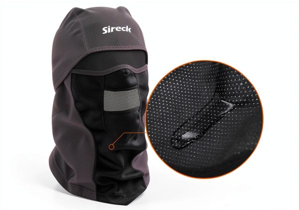 SIR-BAL-001 Water Resistant Windproof Unisex Balaclava Face Mask Black-5