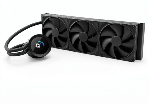 NZXT Turbine 360mm Radiator Pump Black LCD Display-2