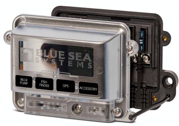Blue Sea Systems 5056 ST-Blade Water-Resistant 4 Circuit Fuse Block-0