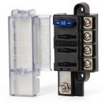 Blue Sea 5045 ATC Compact Fuse Block by K-Four Switches, 4-Circuit-0