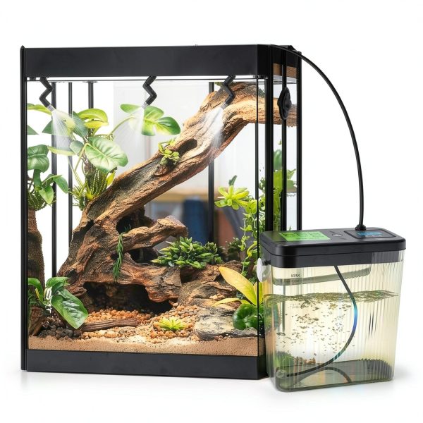 Reptile Misting System 2-Gallon with 360° Nozzles by RUNWUSHENG for-5